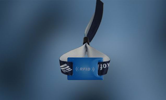 RFID woven wristbands