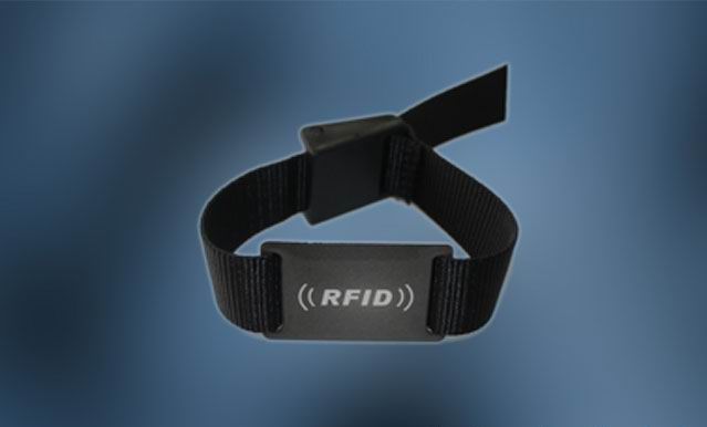 RFID fabric wristbands
