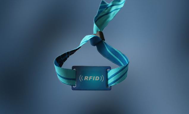 RFID woven bracelets