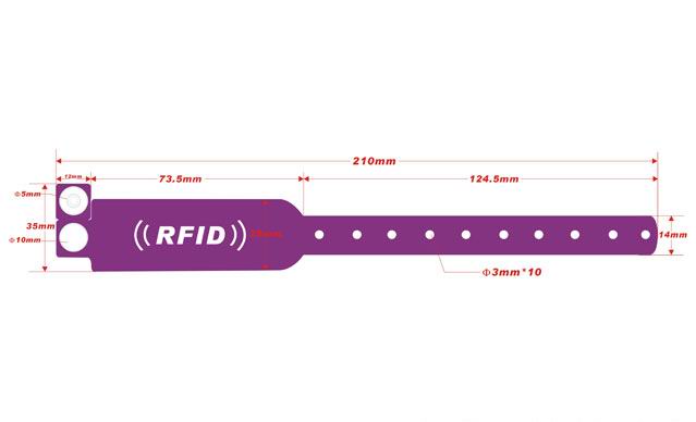 RFID PVC bracelets
