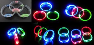 Flashing led bracelets