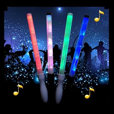 Sound activated led stick/baton/wand