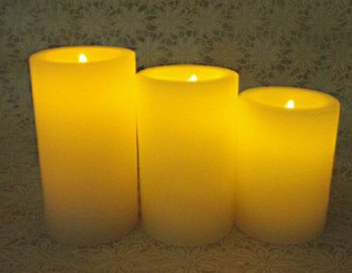 Led wax candles