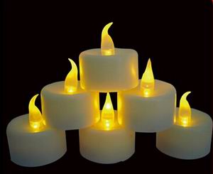 Led plastic candles